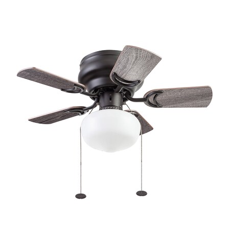 Prominence Home Hero, 28 in. Ceiling Fan with Light, Espresso 51655-40